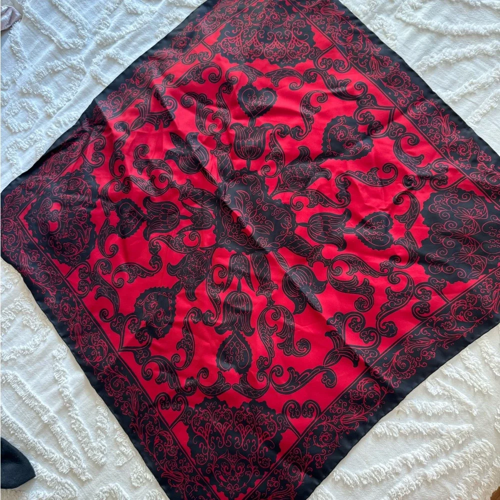 Dior Red Scarf